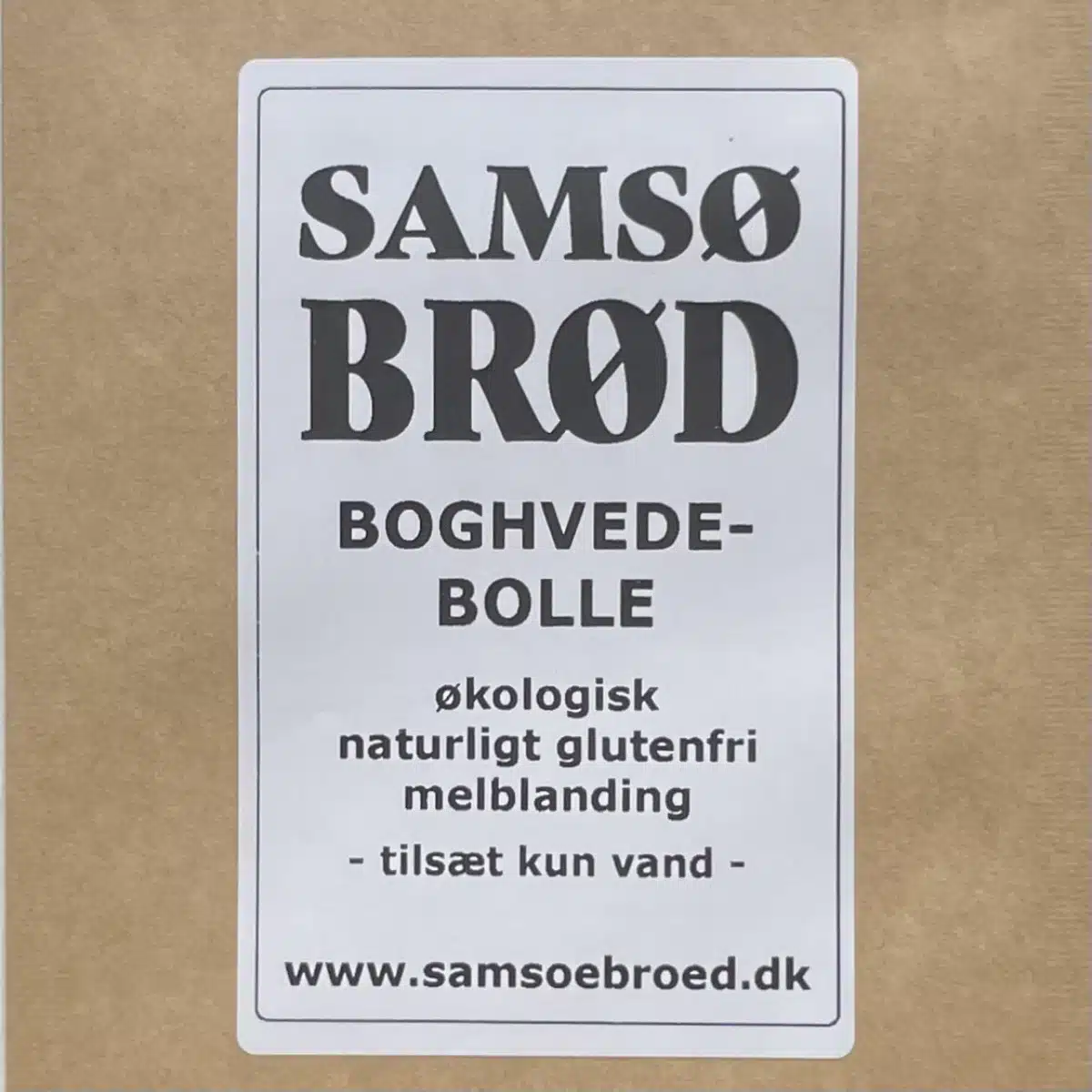 Økologisk glutenfri melblanding Boghvede-Boller fra Samsø Brød