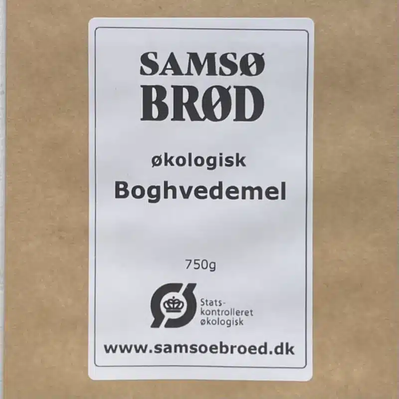 Økologisk boghvedemel fra Samsø Brød