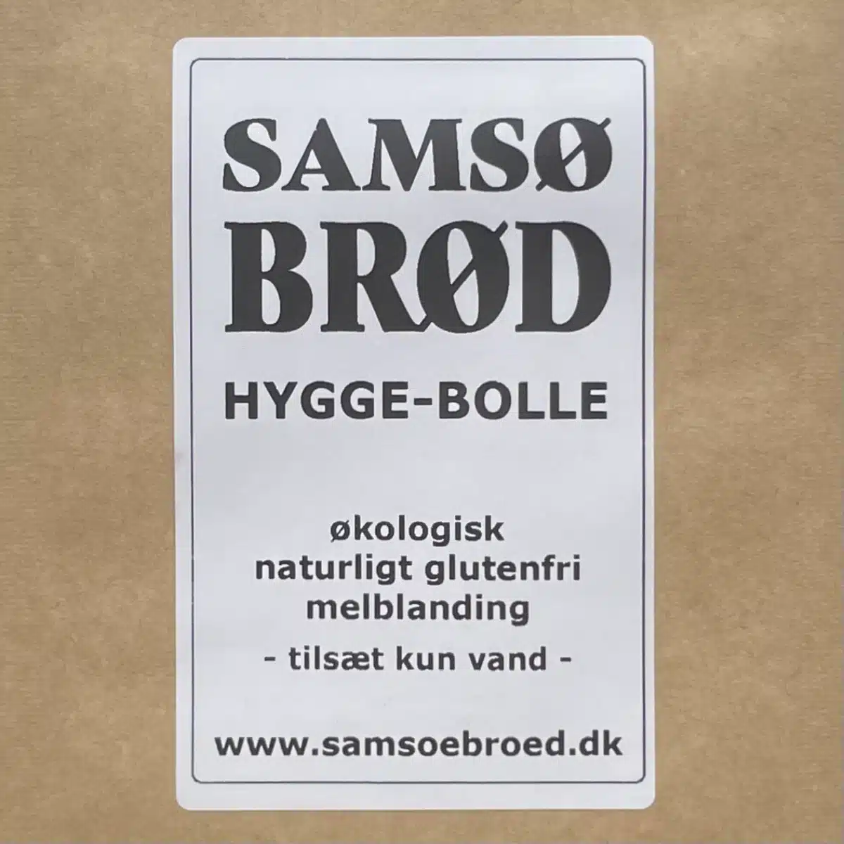 Økologisk glutenfri melblanding Hygge-Boller fra Samsø Brød