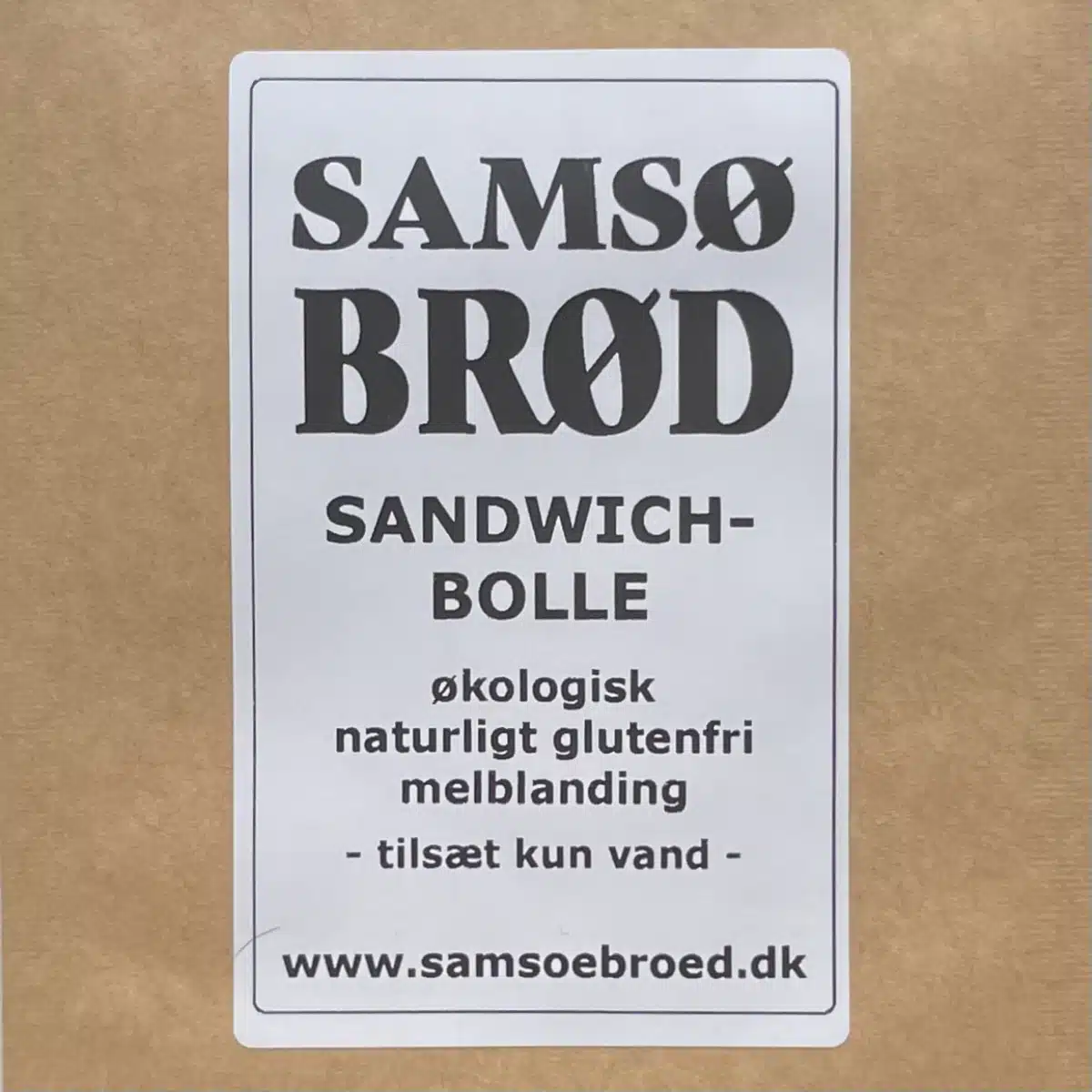 Samsø Brøds Sandwich-Bolle økologisk og naturligt glutenfri