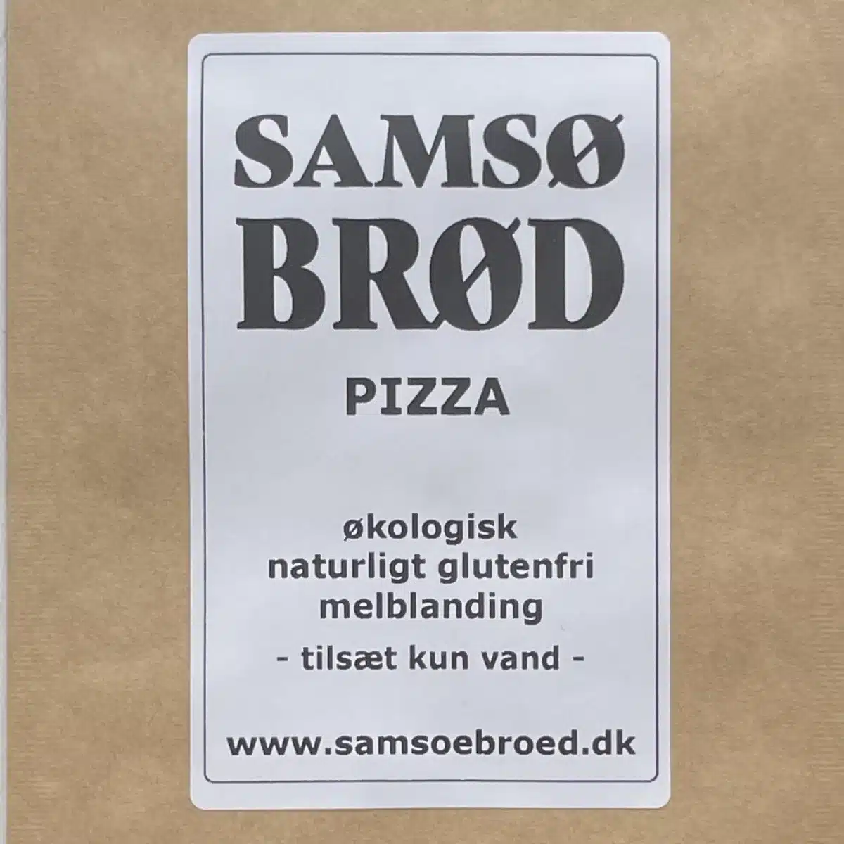 Økologisk glutenfri melblanding Pizza fra Samsø Brød